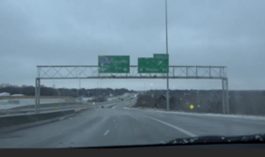 Winter Storm Rolls Through Omaha
