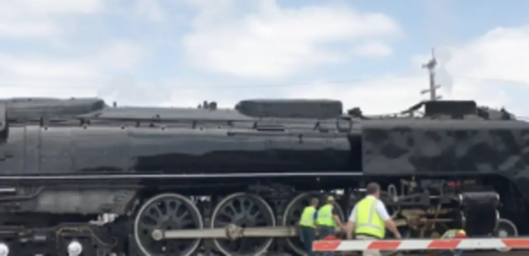 Union Pacific's Steam Locomotive stops in Grand Island en route to Omaha