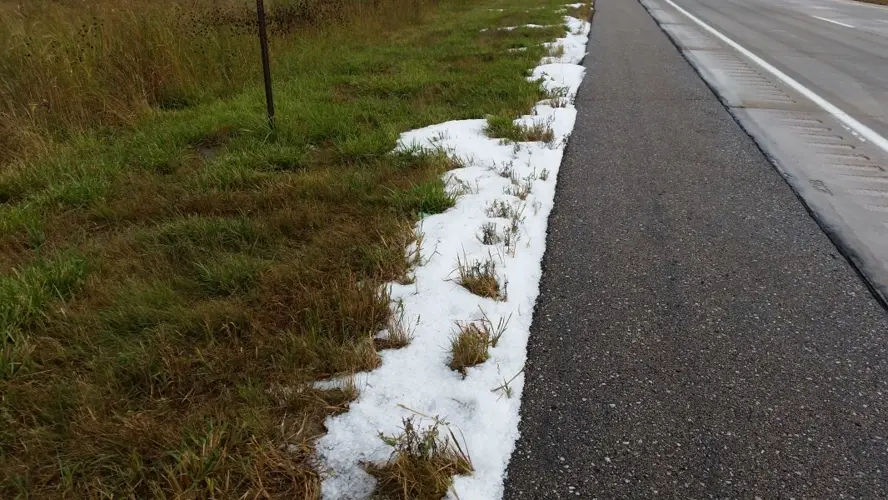 Golf Ball Sized Hail Reports in Northeast Nebraska