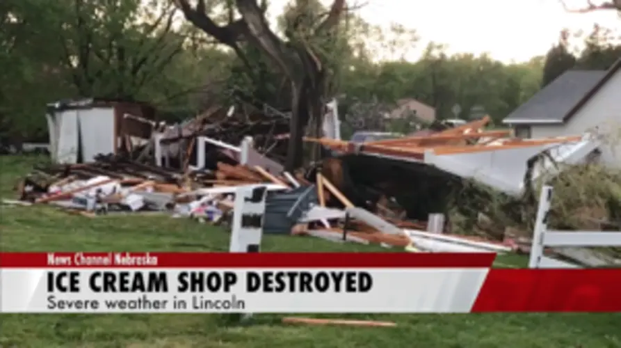 40-year-old ice cream shop destroyed by Sunday storm