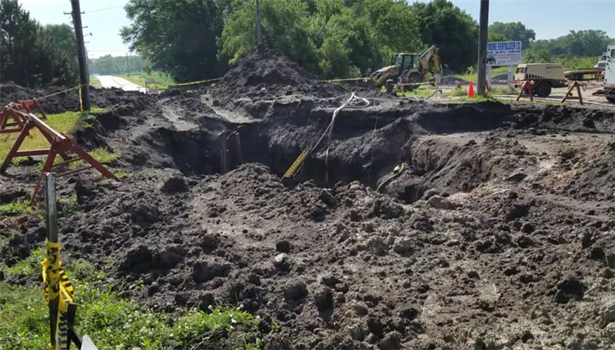 Wymore Repairs Nearing End, at Sinkhole Site