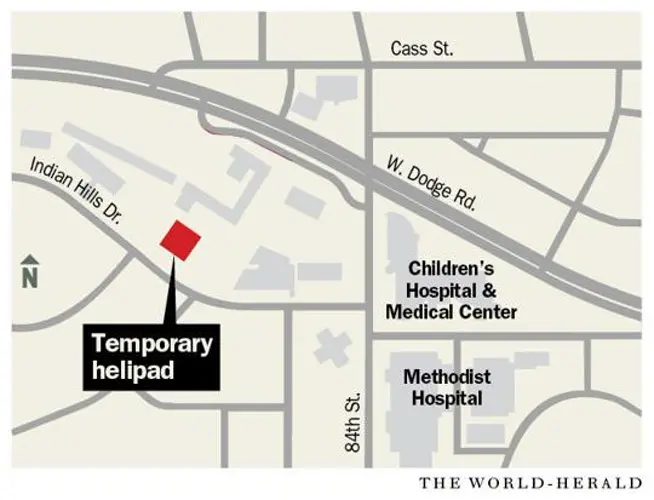 Children's Hospital launches Kids Force One helicopter, builds temporary helipad amid construction