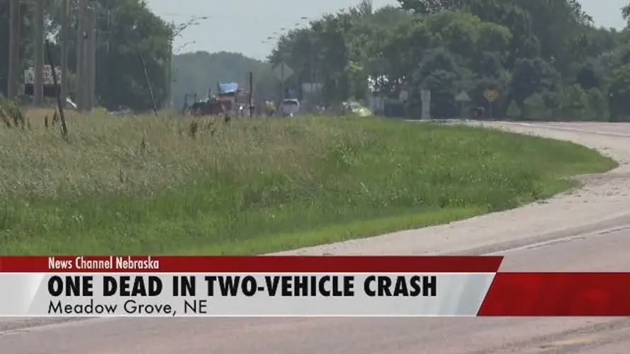 One Dead in Meadow Grove Crash