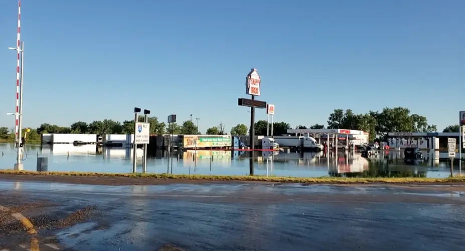 Flooding shuts down Odessa; rivers forecast to exceed March levels this weekend