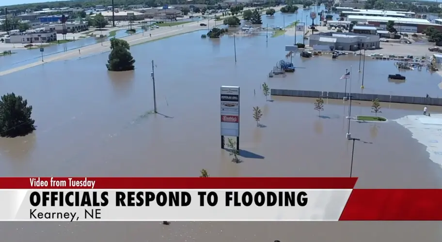 Officials respond to flooding