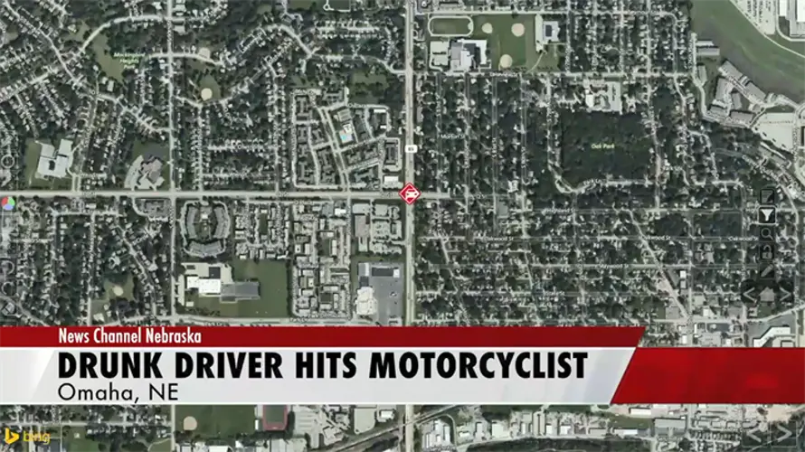 Drunk driver hits Motorcyclist