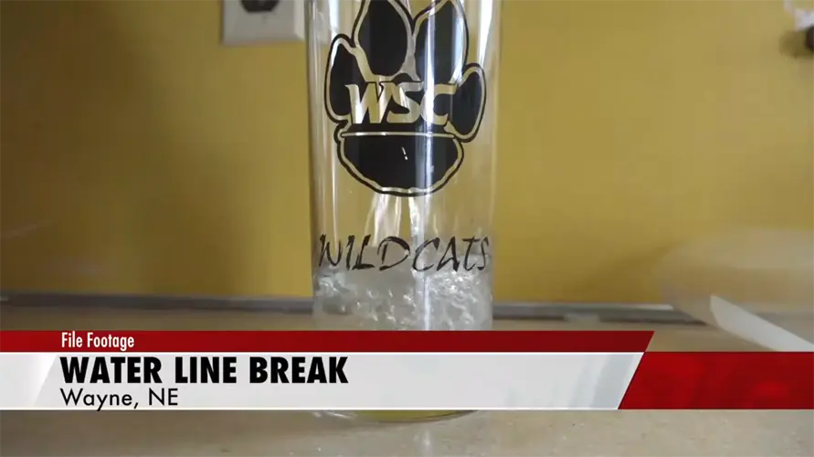 Wayne water line breaks, leaving residents conserving water