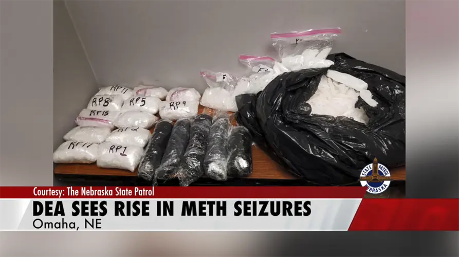 DEA Omaha Division Sees Significant Increase in Methamphetamine Seizures