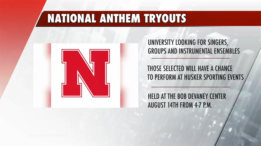 Nebraska Athletics hosts national anthem tryouts