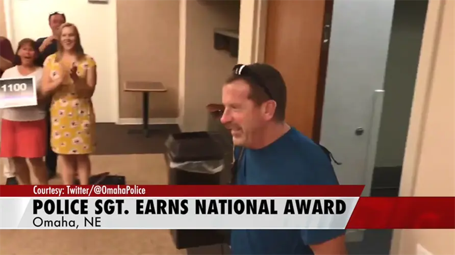 Omaha Sgt. returns home from DC Awards