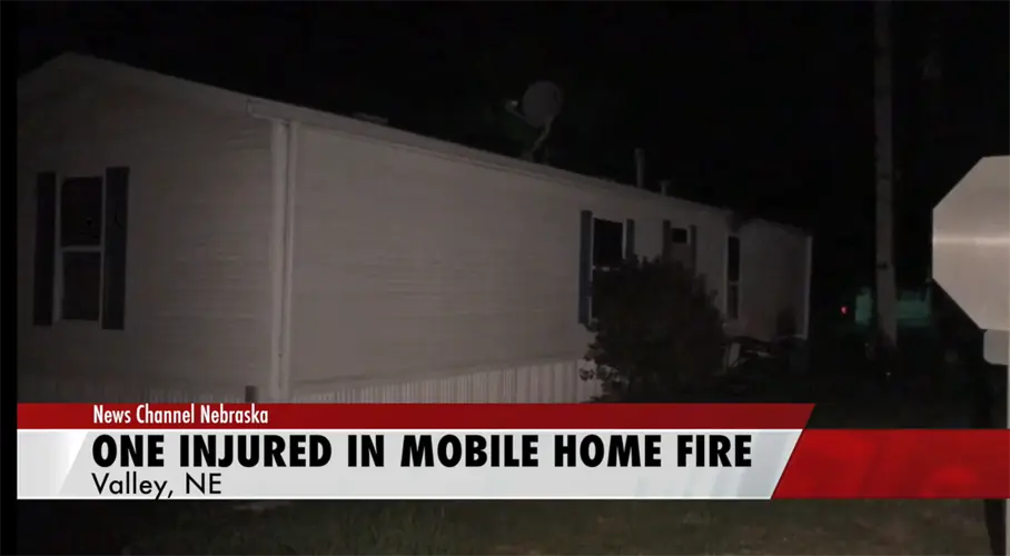 Mobile home fire in Valley; woman flown to hospital