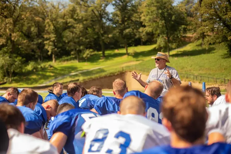 Photos: Peru State football fall camp