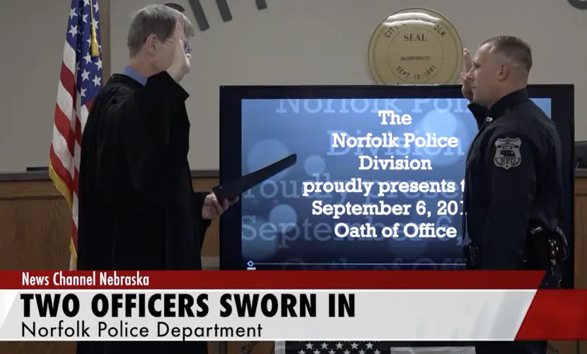 Norfolk Police Department swears in two new officers