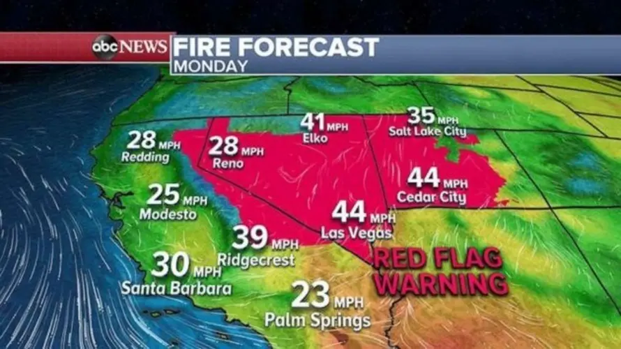 Wildfires continue spreading in California, Humberto veers away from US