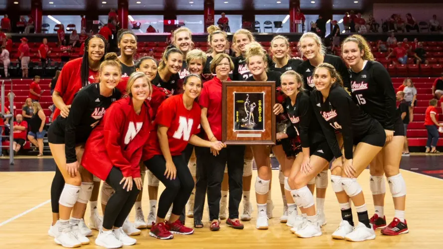 Huskers Move to No. 1 in AVCA Coaches Poll