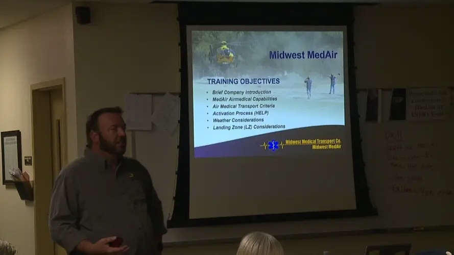 Air ambulance service donates lights, teaches helicopter courses to Nebraska fire departments