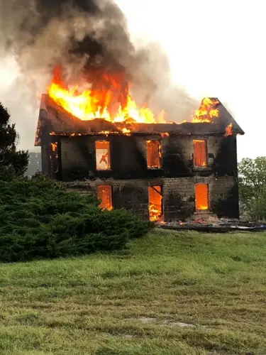 Structure Fire Occurs Near Humboldt On Saturday
