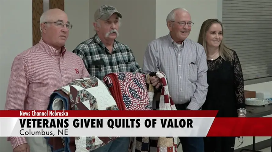 Three Vietnam War Veterans honored with Quilts of Valor