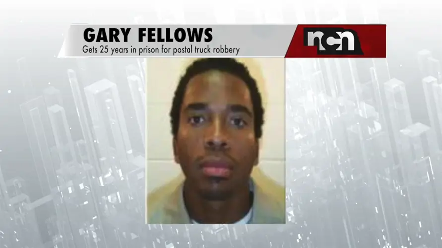 Man gets 25 years in prison for postal service truck robbery