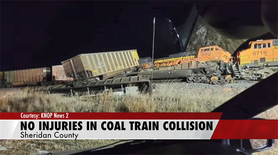 BNSF investigates coal train collision