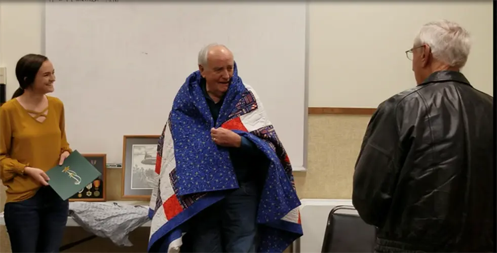 "Quilt of Valor" Presented to Beatrice Vietnam War Veteran