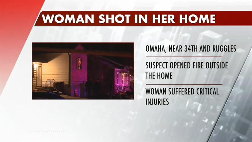 Gunfire into Omaha home critically injures woman inside