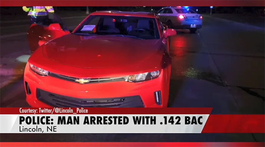 Reportedly drunk man crashes his car after driving the wrong way on O Street