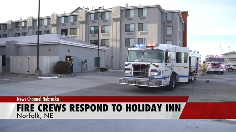 Fire Crews Respond to Smoke at Norfolk Hotel