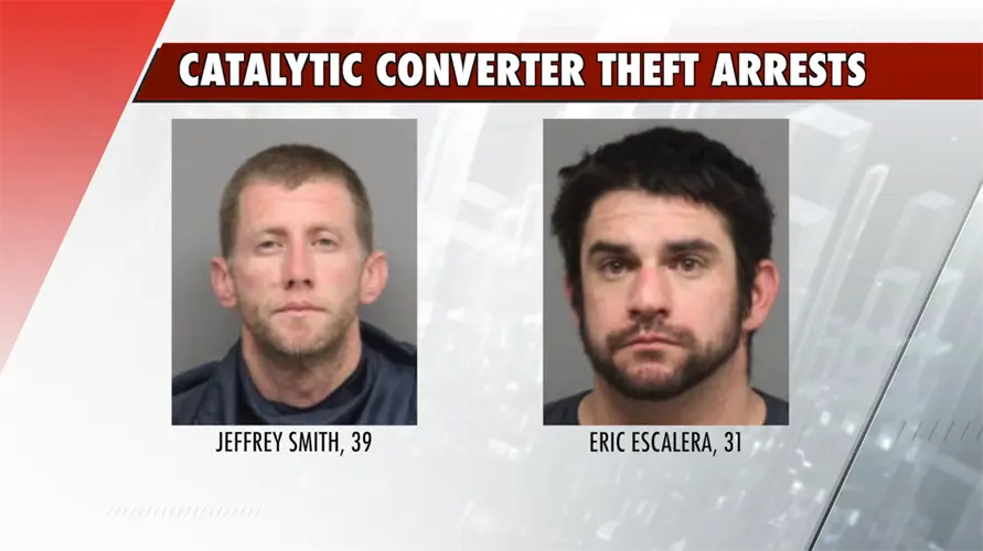 Two arrested for stealing catalytic converters