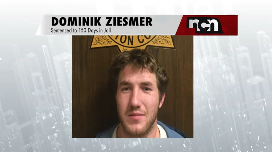 Ziesmer Sentenced for Stanton County Pursuit