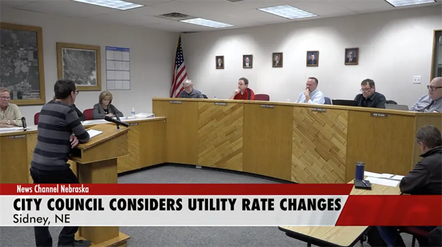 Sidney City Council considers utility rate changes