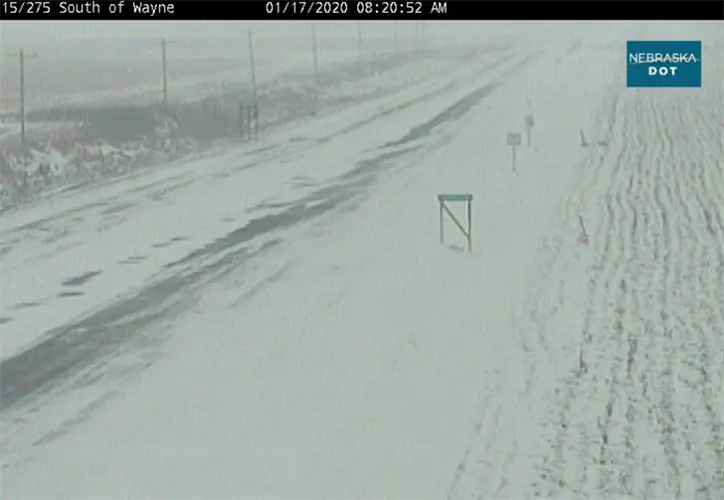 Snow, wintry mix impacting travel across Nebraska