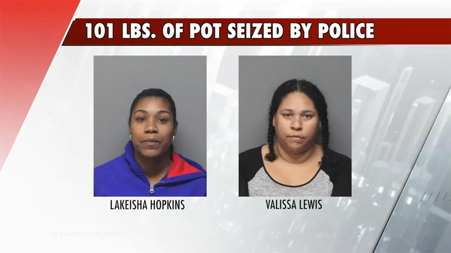 101 Pounds Of Pot Seized By Police