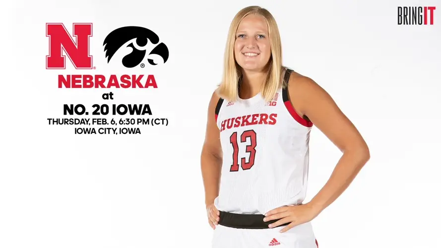 Huskers Aim for Upset at No. 20 Iowa