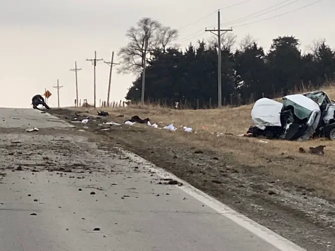 Fatality Accident on Highway 75 At Nemaha and Richardson County Border.
