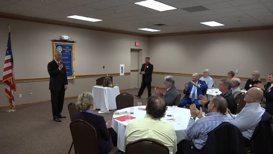 Ricketts talks flood relief, property taxes while in Columbus