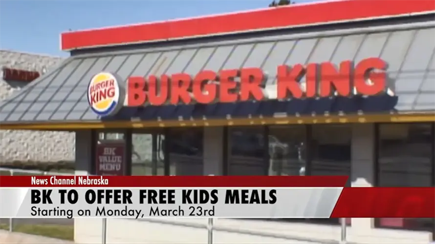 Burger King to Offer Free Kids Meals