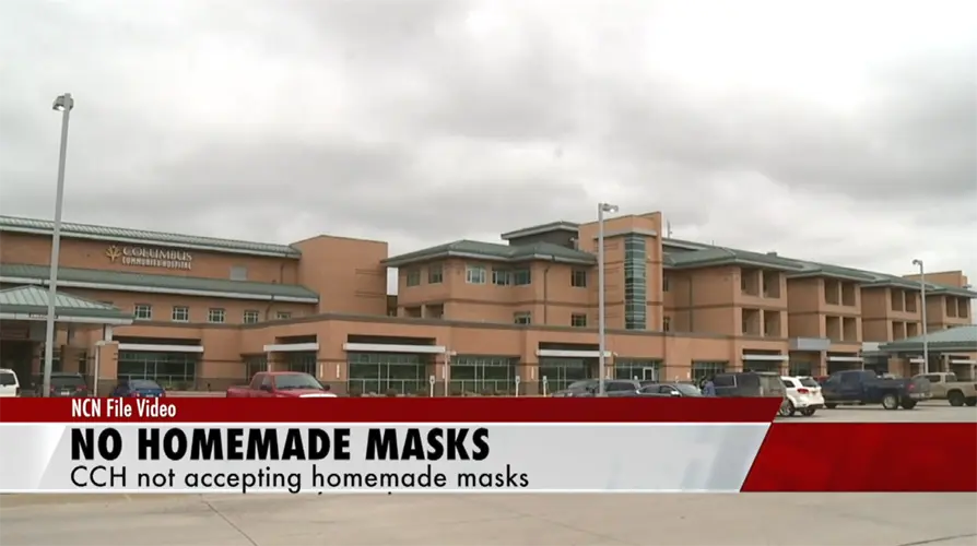 No homemade masks at CCH
