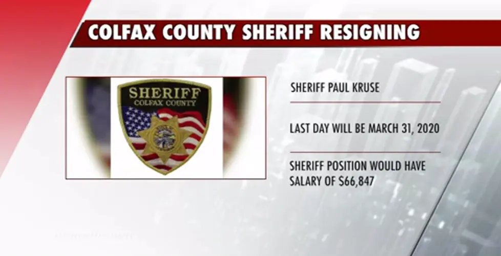 Colfax County Sheriff Paul Kruse resigns