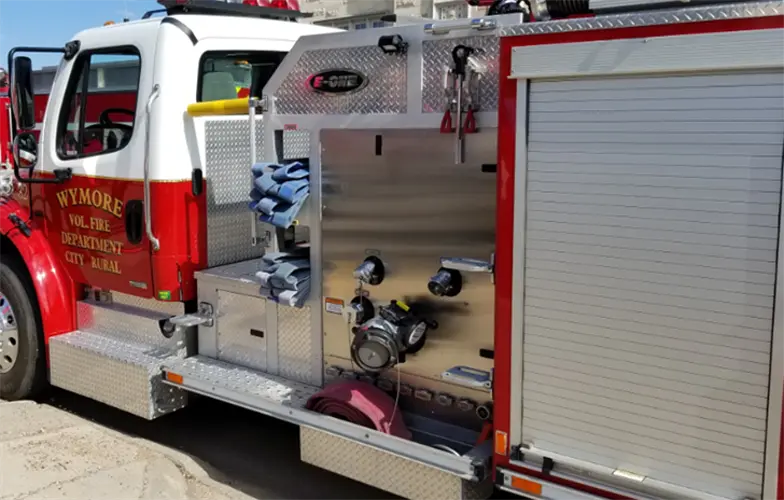 Personnel From Two Departments Sent to Grass Fire, Near Liberty
