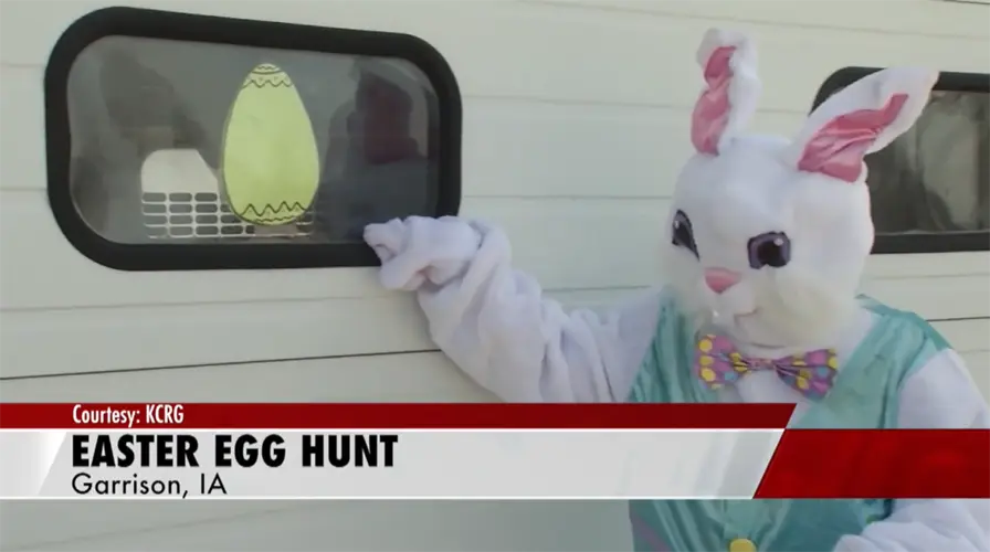Firefighters create unique Easter Egg Hunt