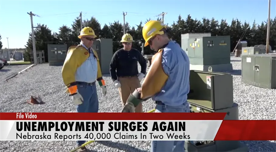 Nebraska unemployment surges again as virus forces closures