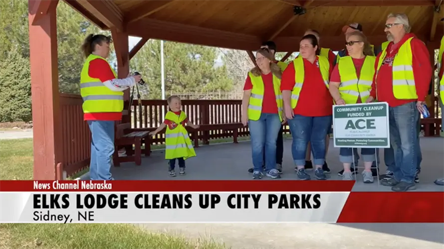 City parks get a spring cleaning thanks to Sidney Elks