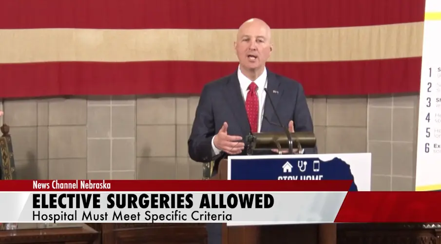 Ricketts to relax 1st coronavirus restriction on surgeries