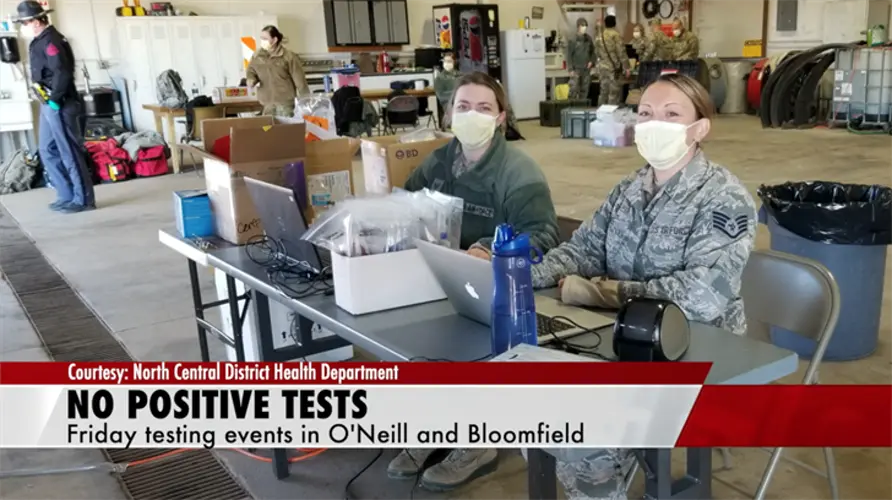No positive tests from North Central mass testing events