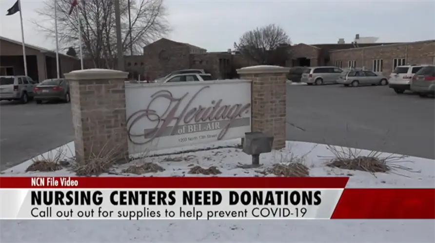 Organization holding donation event for assisted living centers