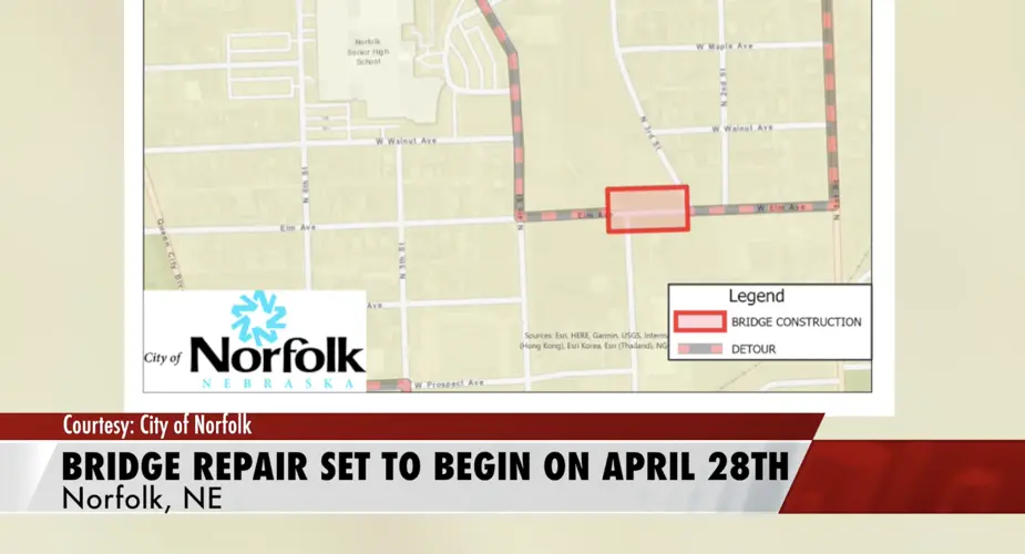 Elm Avenue Bridge Closure to Begin Tuesday, April 28