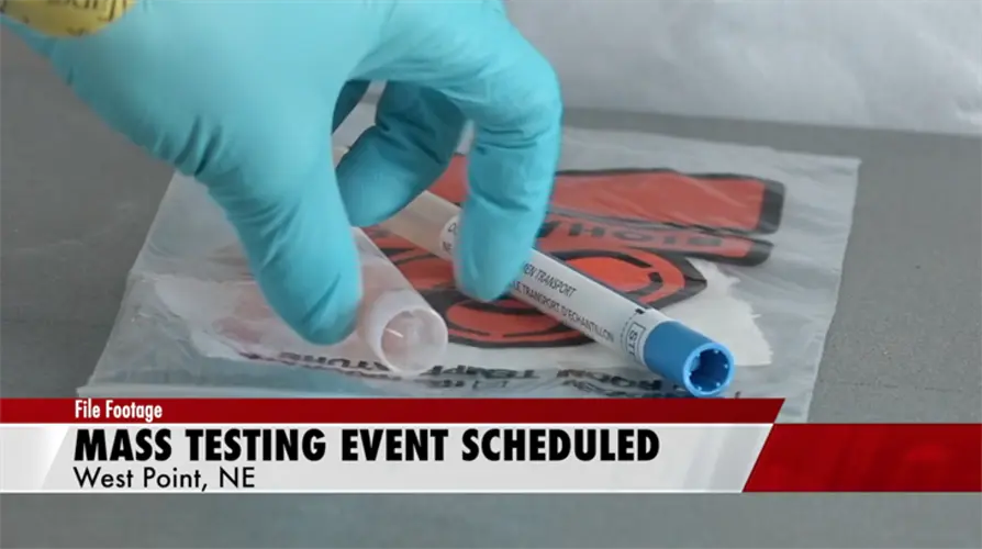 Mass testing event set for Thursday in West Point