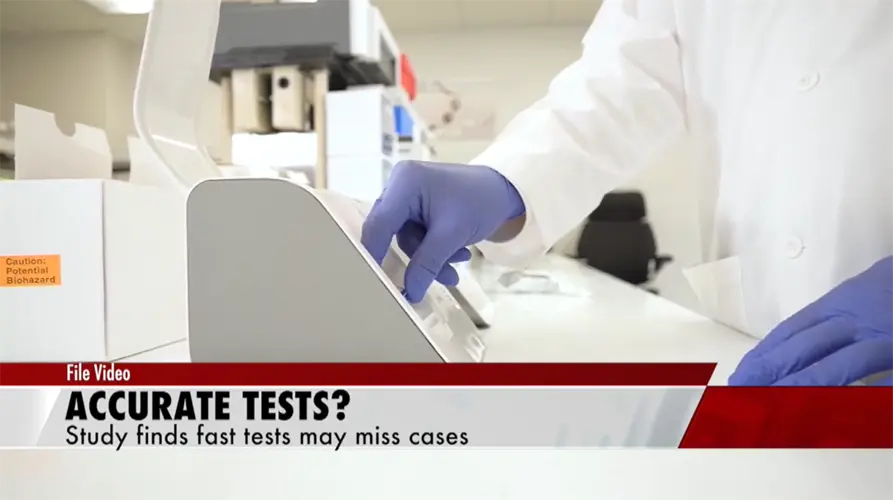 Study finds fast test may miss cases
