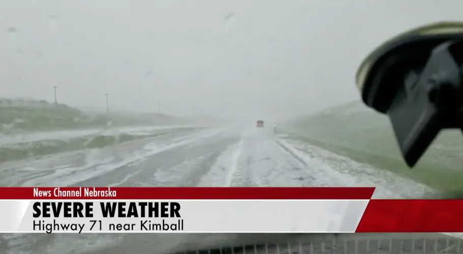 Severe Thunderstorms Making Their Way Through Nebraska Panhandle